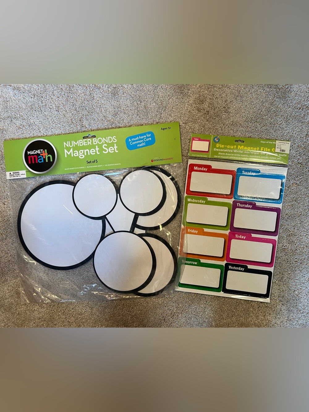 Bundle of teaching Magnets
